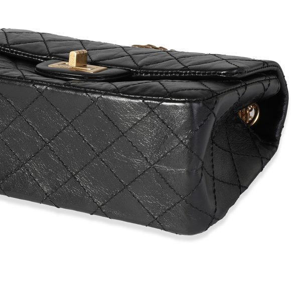 Chanel Black Quilted Aged Calfskin Reissue 2.55 224 - Picture 7 of 8